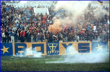 PARMA-Piacenza 05-12-1982. BOYS PARMA 1977, foto Ultras