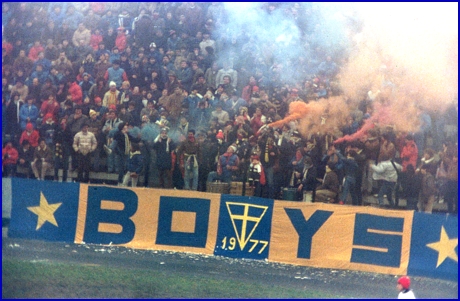 PARMA-Piacenza 05-12-1982. BOYS PARMA 1977, foto Ultras