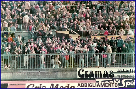 Bologna-PARMA 18-03-1984. BOYS PARMA 1977, foto Ultras