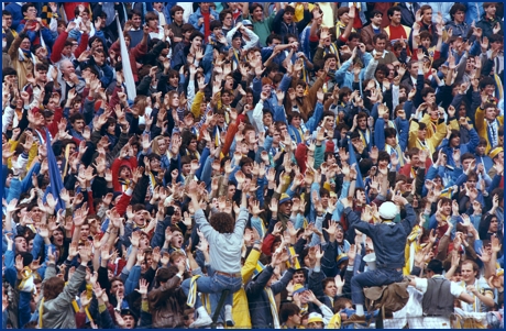 PARMA-Ancona 27-05-1984. BOYS PARMA 1977, foto Ultras