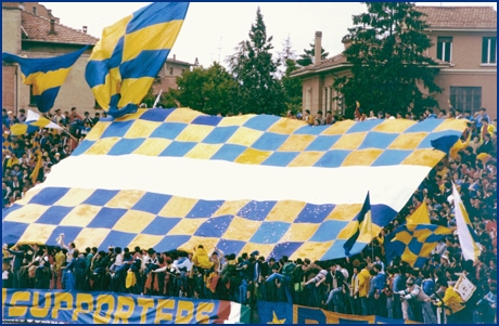 PARMA-Ancona 27-05-1984. BOYS PARMA 1977, foto Ultras