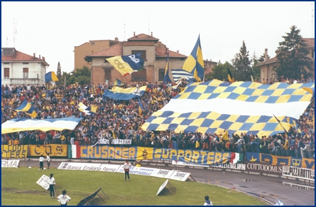 PARMA-Ancona 27-05-1984. BOYS PARMA 1977, foto Ultras