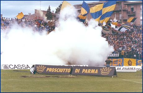 PARMA-Ancona 27-05-1984. BOYS PARMA 1977, foto Ultras