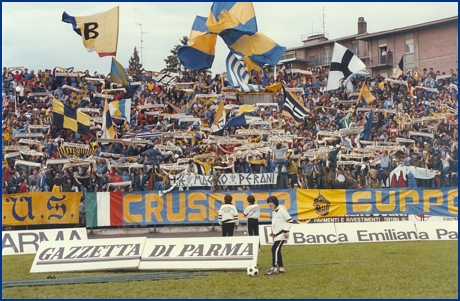 PARMA-Ancona 27-05-1984. BOYS PARMA 1977, foto Ultras