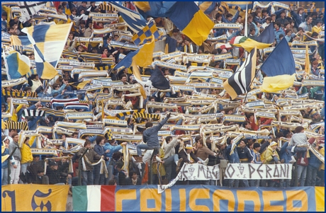 PARMA-Ancona 27-05-1984. BOYS PARMA 1977, foto Ultras