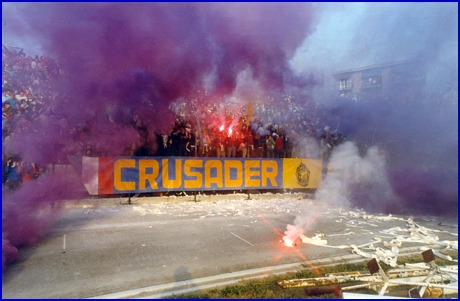 PARMA-Bologna 06-11-1983. BOYS PARMA 1977, foto Ultras