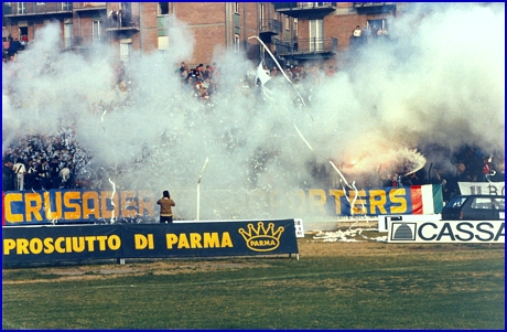 PARMA-Bologna 06-11-1983. BOYS PARMA 1977, foto Ultras