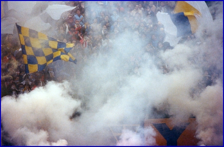 PARMA-Brescia 01-04-1984. BOYS PARMA 1977, foto Ultras