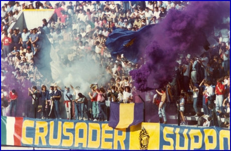 PARMA-Carrarese 18-09-1983. BOYS PARMA 1977, foto Ultras