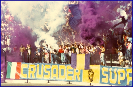 PARMA-Carrarese 18-09-1983. BOYS PARMA 1977, foto Ultras