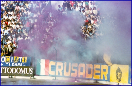 PARMA-Carrarese 18-09-1983. BOYS PARMA 1977, foto Ultras