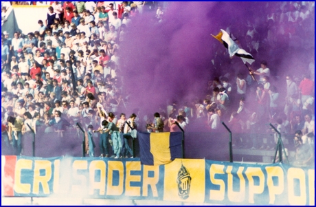 PARMA-Carrarese 18-09-1983. BOYS PARMA 1977, foto Ultras