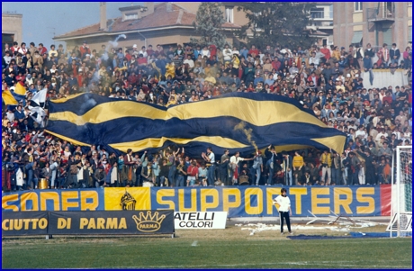 PARMA-Modena 23-10-1983. BOYS PARMA 1977, foto Ultras