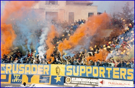 PARMA-Reggiana 04-12-1983. BOYS PARMA 1977, foto Ultras