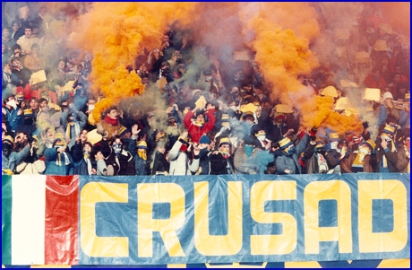 PARMA-Reggiana 04-12-1983. BOYS PARMA 1977, foto Ultras