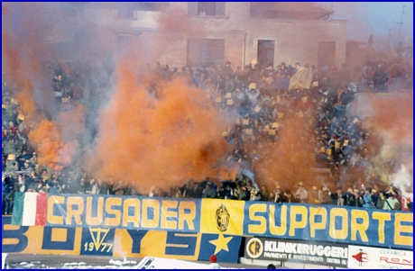 PARMA-Reggiana 04-12-1983. BOYS PARMA 1977, foto Ultras