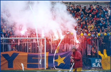 Reggiana-PARMA 29-04-1984. BOYS PARMA 1977, foto Ultras