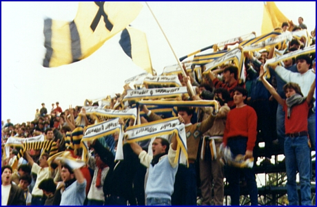 Rimini-PARMA 16-10-1983. BOYS PARMA 1977, foto Ultras