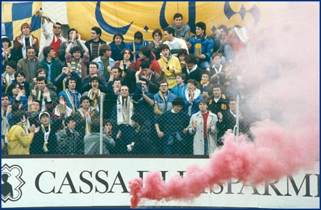 Rondinella-PARMA 06-05-1984. BOYS PARMA 1977, foto Ultras