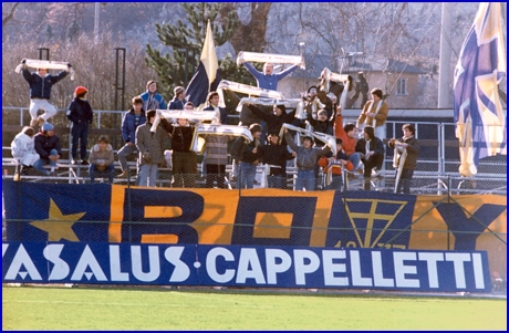 Trento-PARMA 12-02-1984. BOYS PARMA 1977, foto Ultras