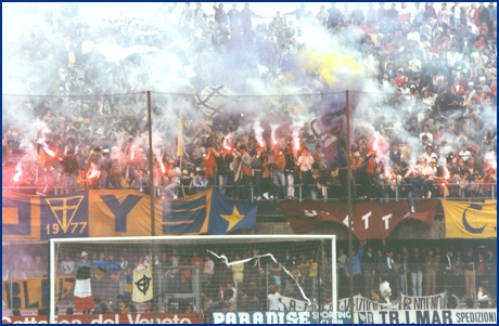 Vicenza-PARMA 20-05-1984. BOYS PARMA 1977, foto Ultras