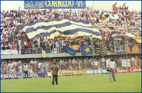 Vicenza-PARMA 20-05-1984. BOYS PARMA 1977, foto Ultras