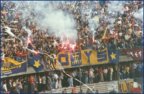 Vicenza-PARMA 20-05-1984. BOYS PARMA 1977, foto Ultras