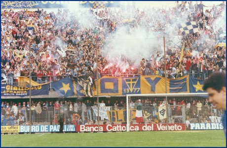 Vicenza-PARMA 20-05-1984. BOYS PARMA 1977, foto Ultras