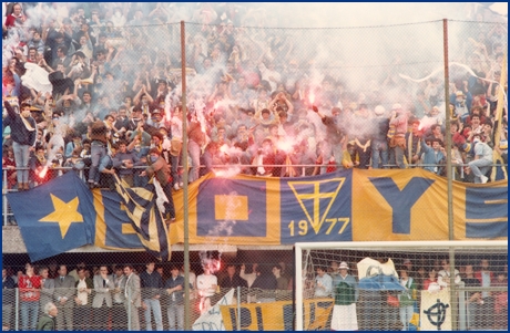 Vicenza-PARMA 20-05-1984. BOYS PARMA 1977, foto Ultras