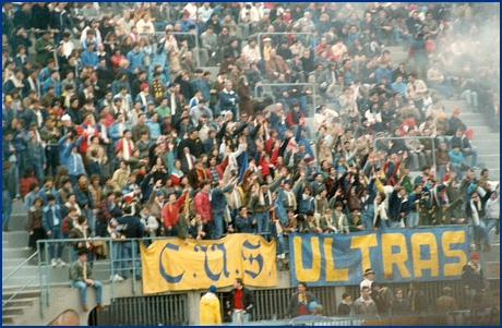 Bologna-PARMA 04-11-1984. BOYS PARMA 1977, foto Ultras