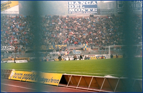 Bologna-PARMA 04-11-1984. BOYS PARMA 1977, foto Ultras