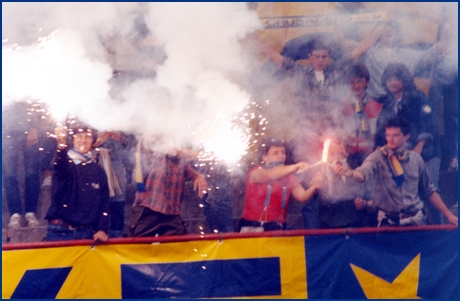 Fiorentina-Parma 19-06-1985. BOYS PARMA 1977, foto ultras