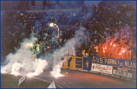 Parma-Fiorentina 12-06-1985. BOYS PARMA 1977, foto ultras