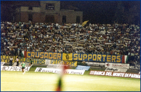 PARMA-Milan 22-08-1984. BOYS PARMA 1977, foto Ultras