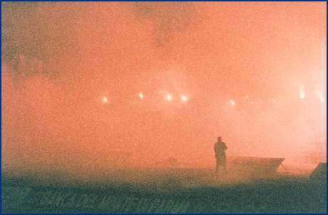 Parma-Roma 13-02-1985. BOYS PARMA 1977, foto ultras