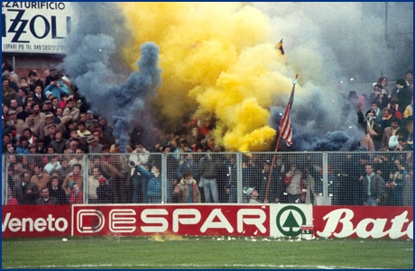 Padova-PARMA 18-11-1984. BOYS PARMA 1977, foto Ultras