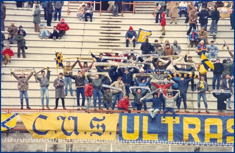 Perugia-Parma 17-02-1985. BOYS PARMA 1977, foto ultras