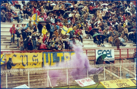 Perugia-Parma 17-02-1985. BOYS PARMA 1977, foto ultras