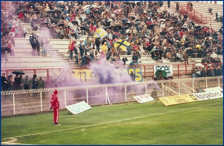 Perugia-Parma 17-02-1985. BOYS PARMA 1977, foto ultras