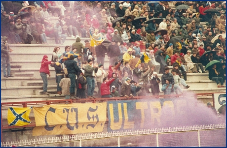 Perugia-Parma 17-02-1985. BOYS PARMA 1977, foto ultras