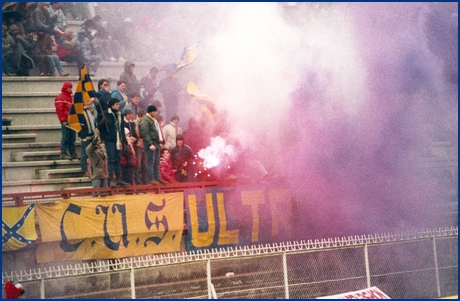 Perugia-Parma 17-02-1985. BOYS PARMA 1977, foto ultras