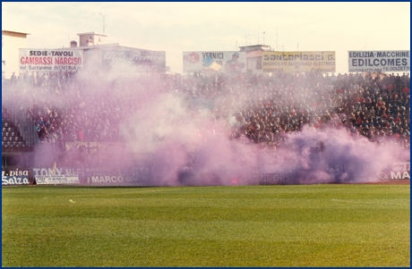 Pisa-PARMA 03-03-1985. BOYS PARMA 1977, foto ultras