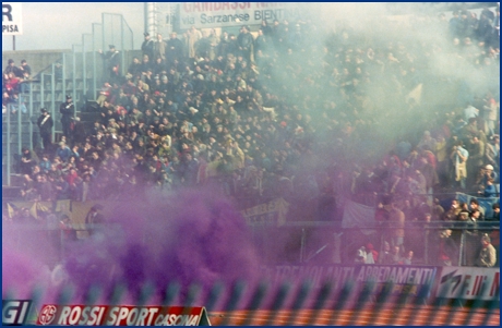 Pisa-PARMA 03-03-1985. BOYS PARMA 1977, foto ultras