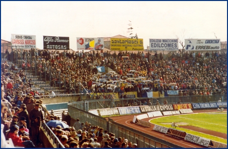 Pisa-PARMA 03-03-1985. BOYS PARMA 1977, foto ultras