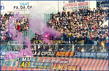 Pisa-PARMA 03-03-1985. BOYS PARMA 1977, foto ultras