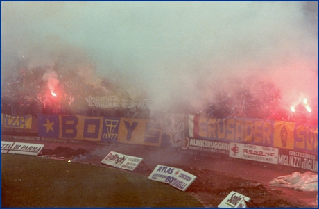 PARMA-Bari 10-02-1985. BOYS PARMA 1977, foto ultras