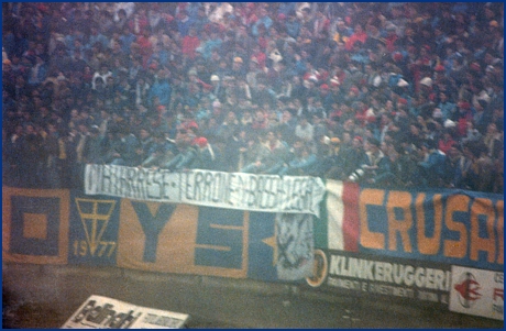 PARMA-Bari 10-02-1985. BOYS PARMA 1977, foto ultras