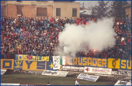 PARMA-Bari 03-02-1985. BOYS PARMA 1977, foto ultras