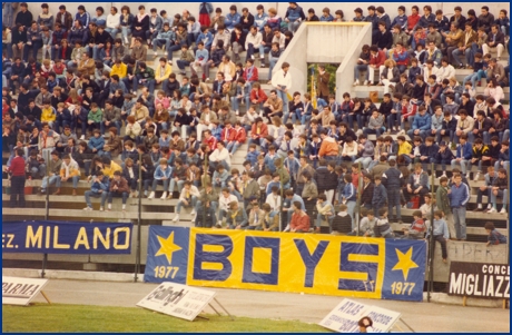 Parma-Campobasso 05-05-1985. BOYS PARMA 1977, foto ultras