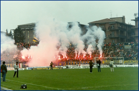 PARMA-Genoa 11-11-1984. BOYS PARMA 1977, foto Ultras